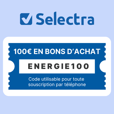 code promo Selectra ENERGIE100 
