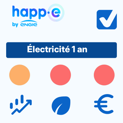 Électricité 1 an de Happ-e Électricité 1 an de Happ-e