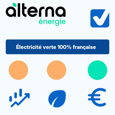 Électricité verte 100% française d'Alterna Électricité verte 100% française d'Alterna