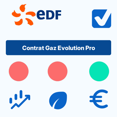 Contrat Gaz Evolution Pro d'EDF