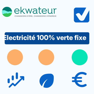 Electricité 100% verte fixe d'Ekwateur