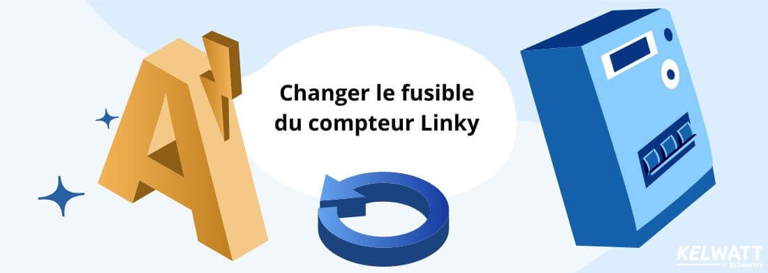 Changer le fusible A4 grillé du compteur Linky