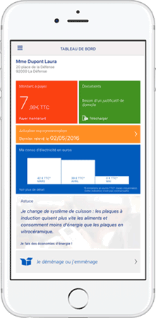 edf et moi tableau de bord application mobile