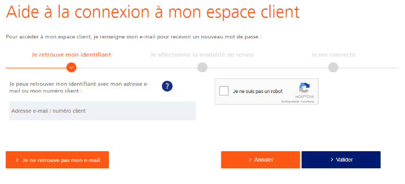 espace client mon compte edf aide connexion retrouver identifiant récupérer mot de passe