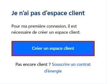 creation de l'espace client mon compte EDF pour résilier en ligne