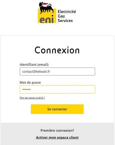 eni connexion espace client mon compte