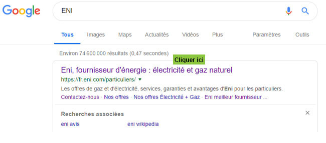 eni site internet espace client mon compte fournisseur