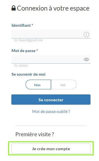 gaz de bordeaux mon compte première connexion