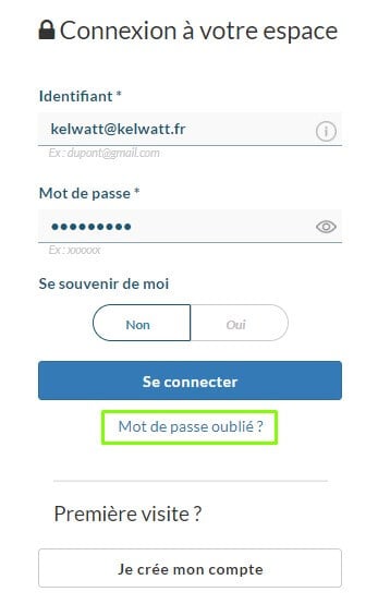 gaz de bordeaux mon compte mot de passe oublié