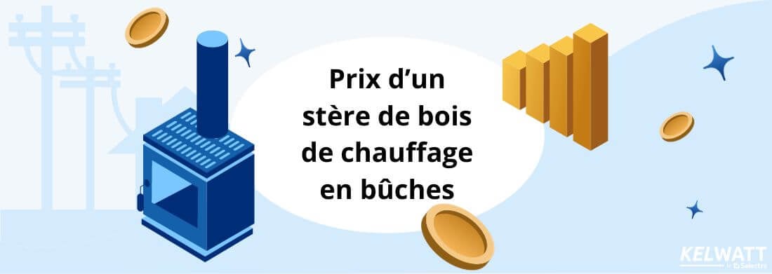 Prix d'un stère de bois de chauffage en bûches 2024