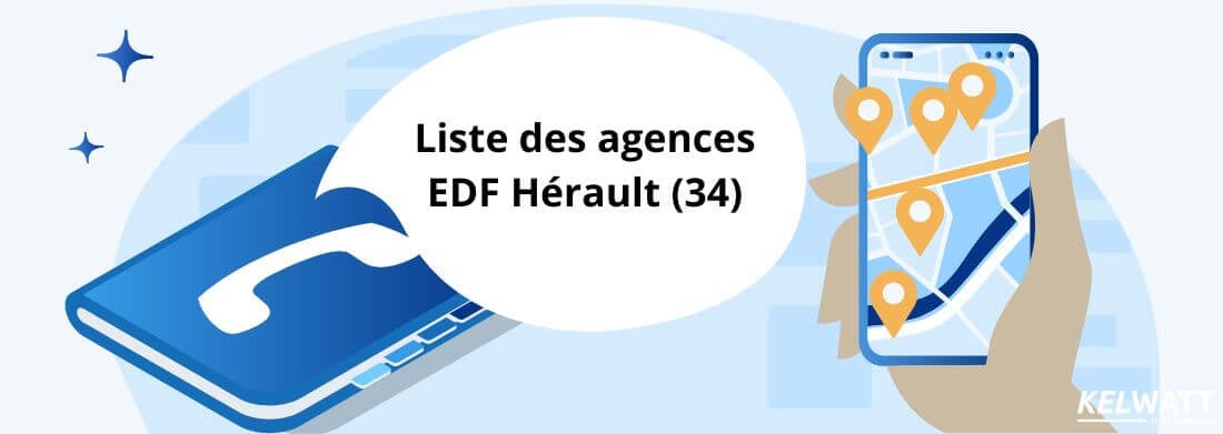 EDF Hérault 34 agences boutiques adresses numéro téléphone dépannage 
