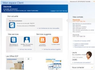 service client edf