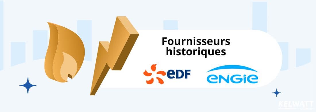 fournisseurs historiques énergie