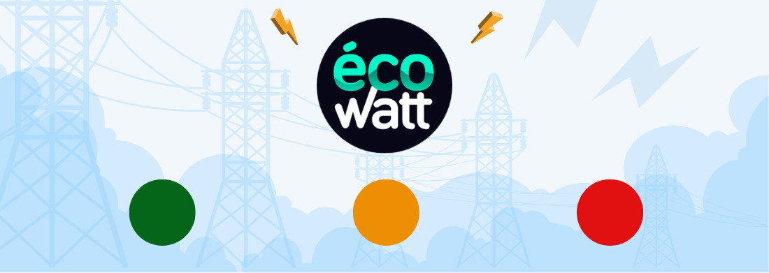 Tout sur les signaux rouge, orange et vert d'Ecowatt