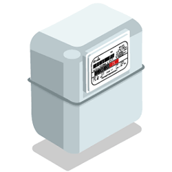 compteur gaz traditionnel
