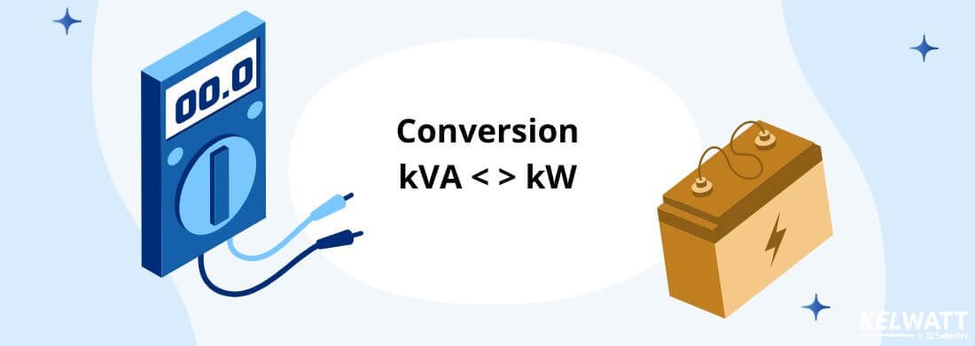 kva kw conversion différence définition