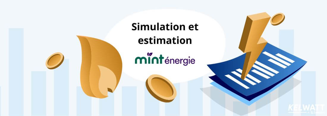 Mint Energie simulation estimation facture budget électricité gaz