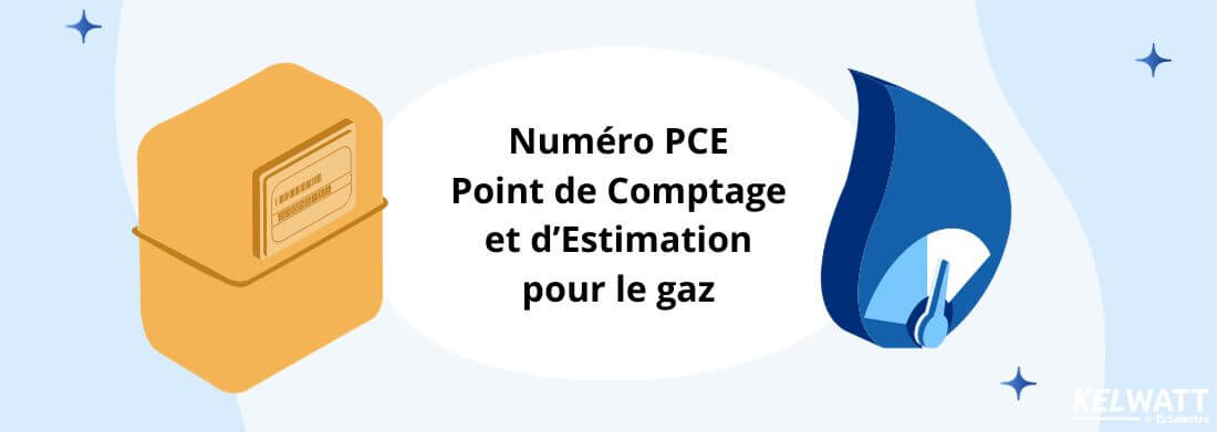 numéro pce point comptage estimation gaz