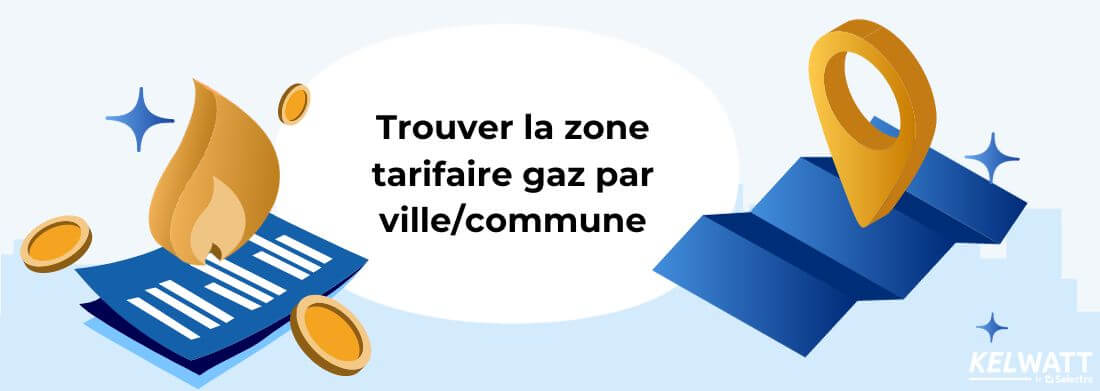 zone tarifaire gaz commune ville