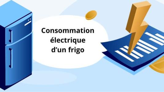 consommation frigo electricite par jour heure kwh watt