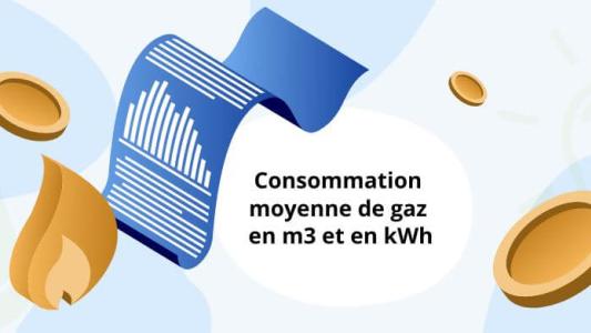 Consommation moyenne gaz maison m3 kWh
