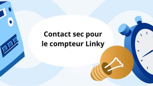 Contact sec compteur Linky