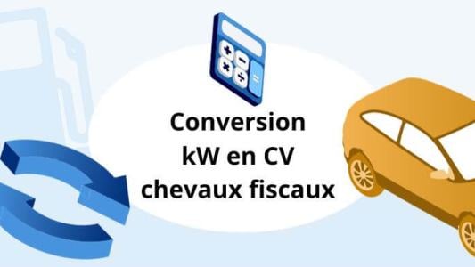 conversion kw en cv chevaux fiscaux