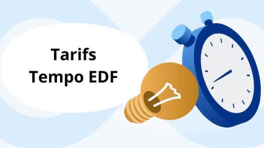 tempo edf tarifs prix kwh grille tarifaire