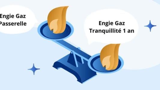 engie gaz passerelle ou gaz tranquillité 1 an ? Que choisir ?