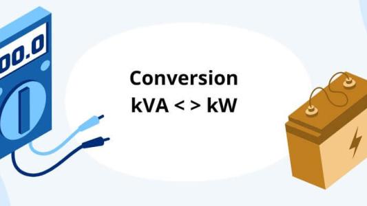 kva kw conversion différence définition