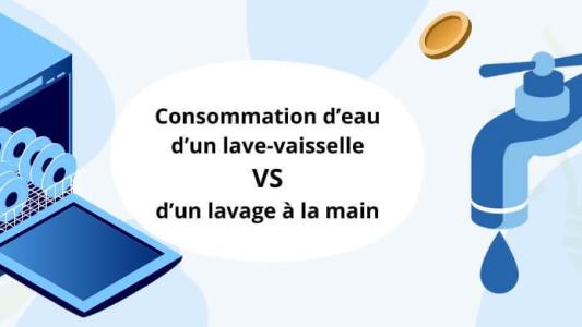 lave-vaisselle consommation eau lavage main