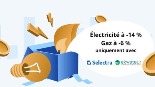offre négociée privée énergie électricité gaz ekwateur selectra