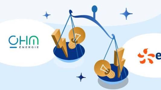 ohm energie ou edf que choisir difference comparatif