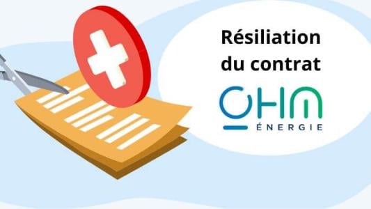 ohm énergie résiliation résilier contrat