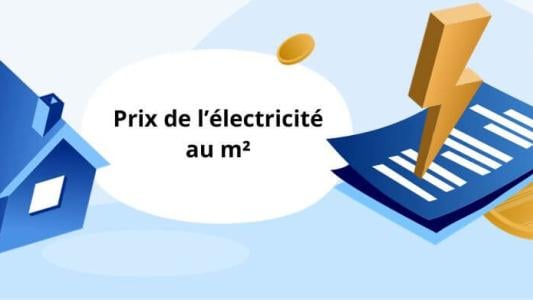 Prix électricité au m² mètre carré