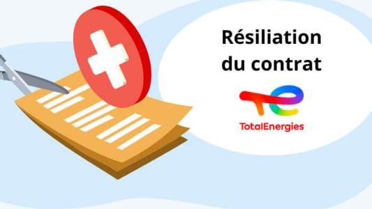 totalenergies total direct energie résiliation résilier contrat